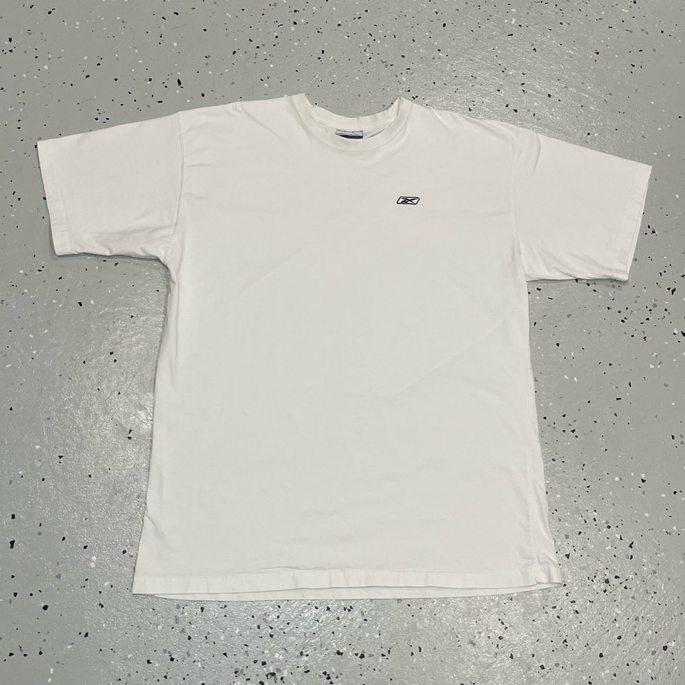 Vintage 2000s Reebok Logo/ Blank T-Shirt Mens Size XXL White